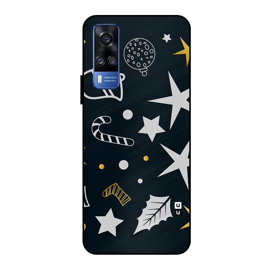 Christmas Special Pattern Metal Back Case for Vivo Y51