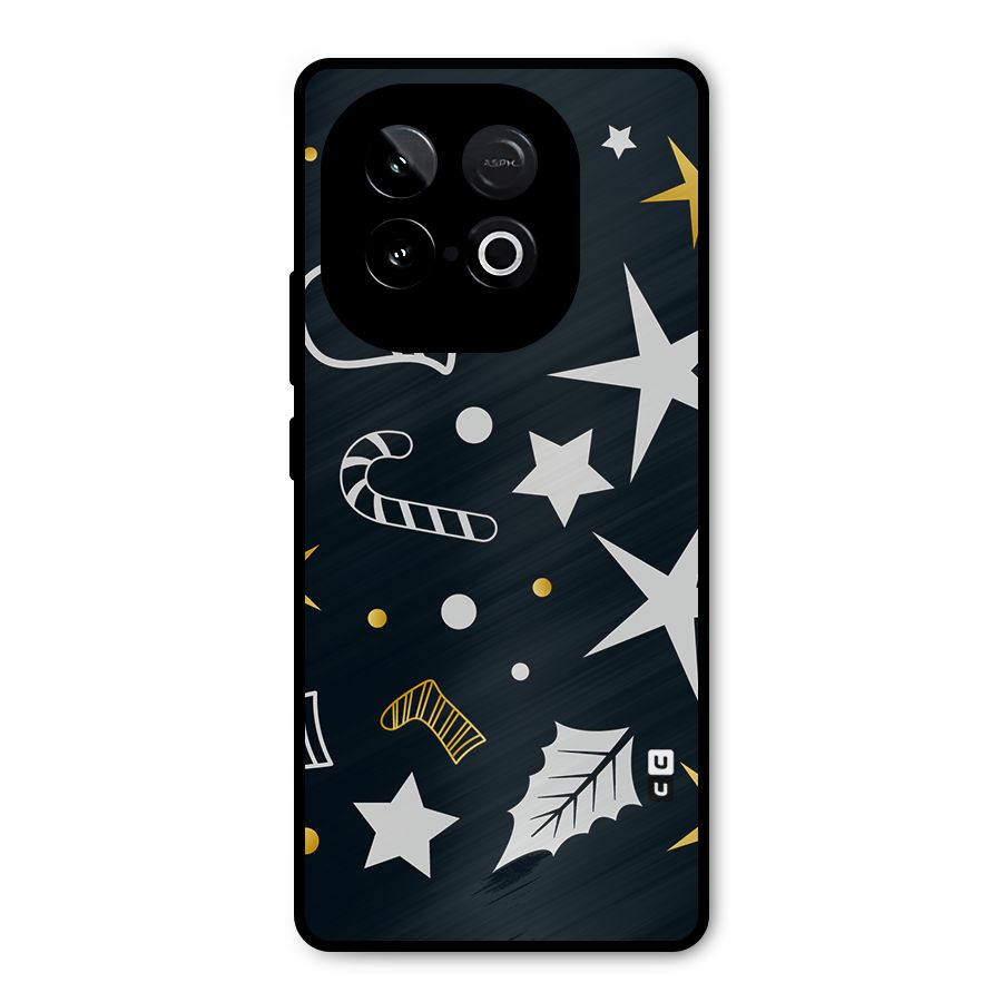 Christmas Special Pattern Metal Back Case for iQOO Neo 10