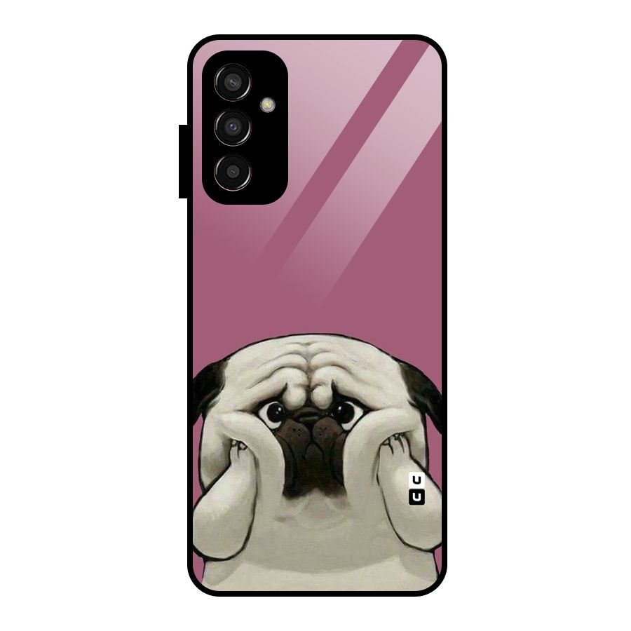 Chubby Doggo Glass Back Case for Galaxy F13