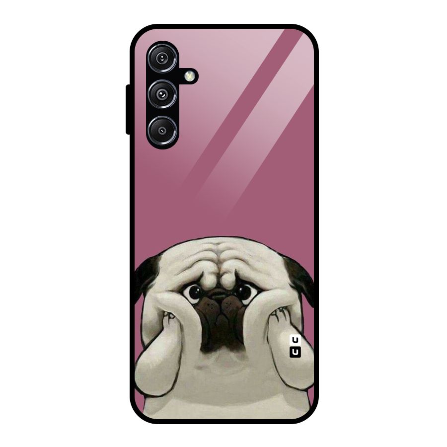 Chubby Doggo Glass Back Case for Galaxy M34 5G