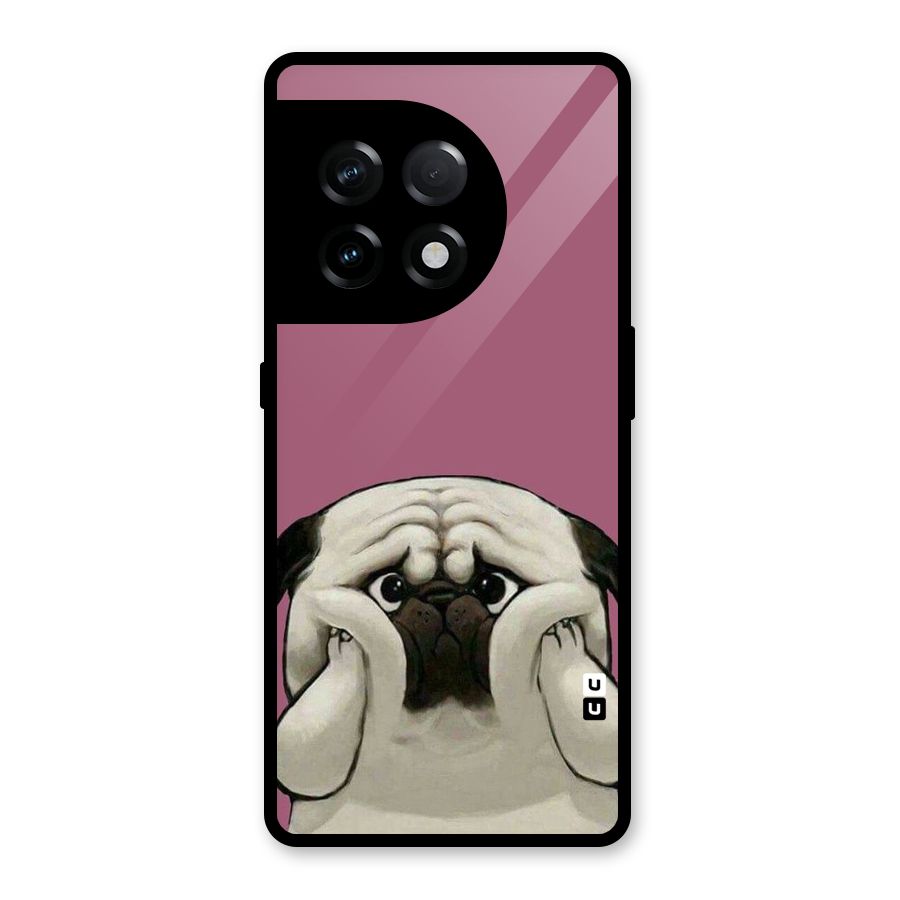 Chubby Doggo Glass Back Case for OnePlus 11R