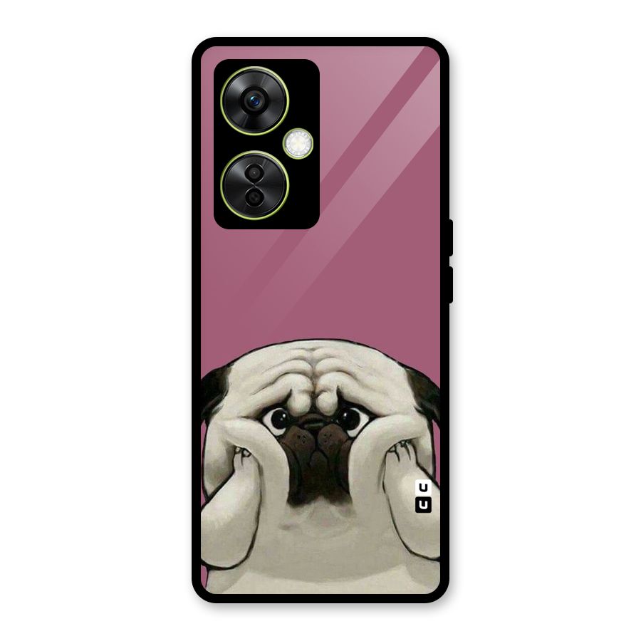 Chubby Doggo Glass Back Case for OnePlus Nord CE 3 Lite