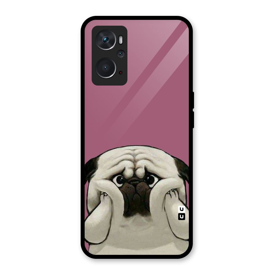 Chubby Doggo Glass Back Case for Oppo K10 4G