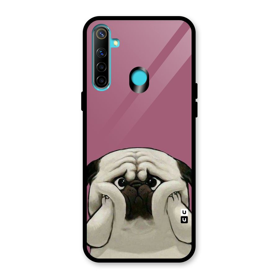 Chubby Doggo Glass Back Case for Realme 5i