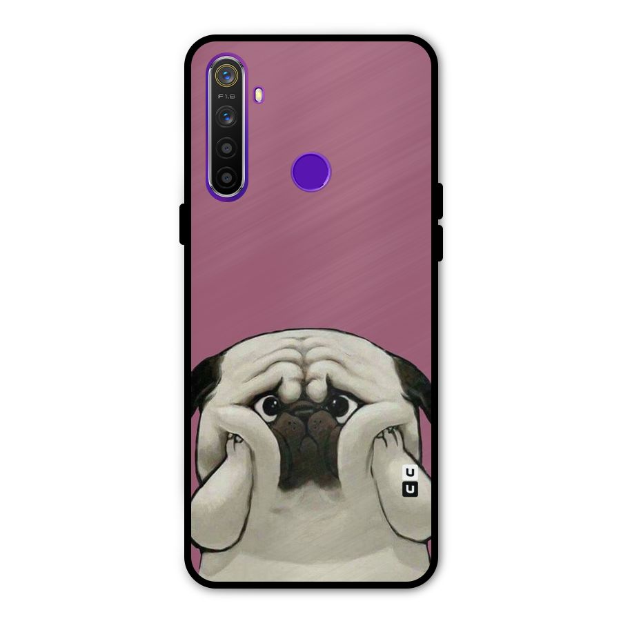 Chubby Doggo Glass Back Case for Realme 5s