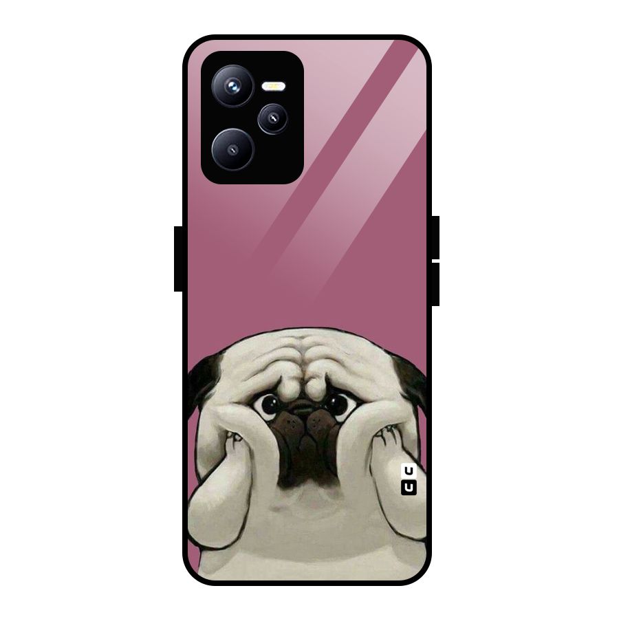 Chubby Doggo Glass Back Case for Realme C35