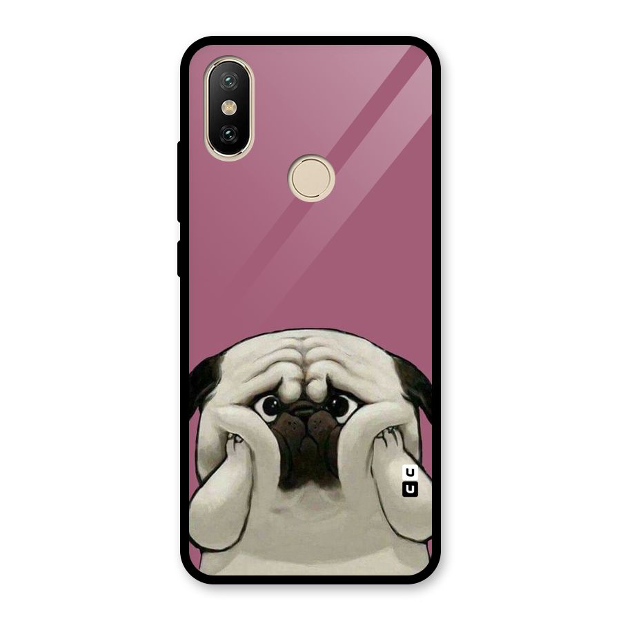 Chubby Doggo Glass Back Case for Redmi A2