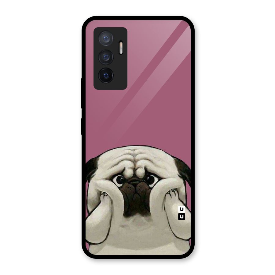 Chubby Doggo Glass Back Case for Vivo V23e