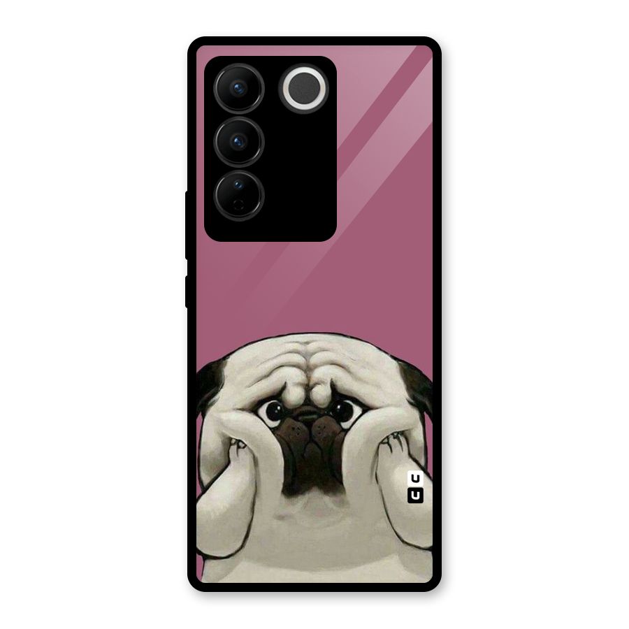 Chubby Doggo Glass Back Case for Vivo V27