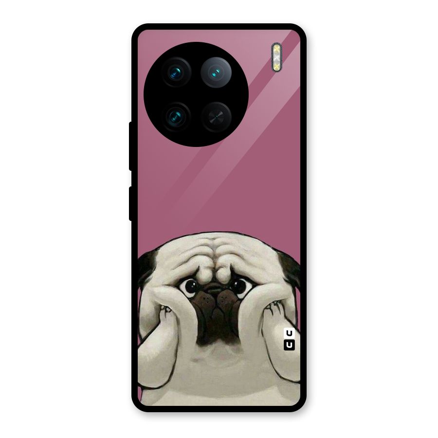 Chubby Doggo Glass Back Case for Vivo X90 Pro