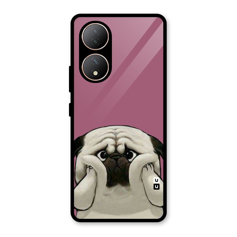 Chubby Doggo Glass Back Case for Vivo Y100