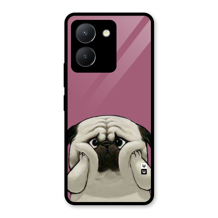 Chubby Doggo Glass Back Case for Vivo Y36