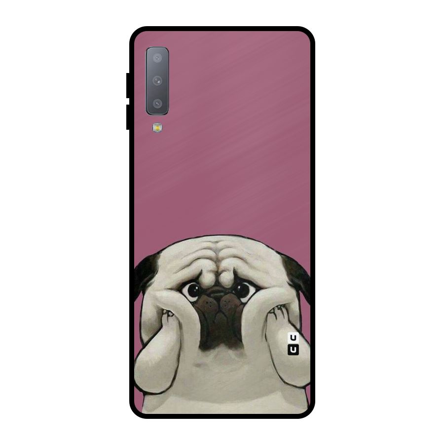Chubby Doggo Metal Back Case for Galaxy A7 (2018)