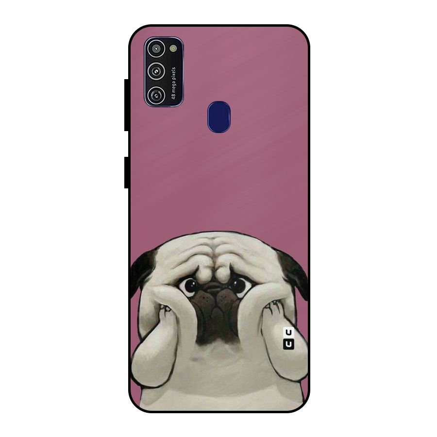Chubby Doggo Metal Back Case for Galaxy M21
