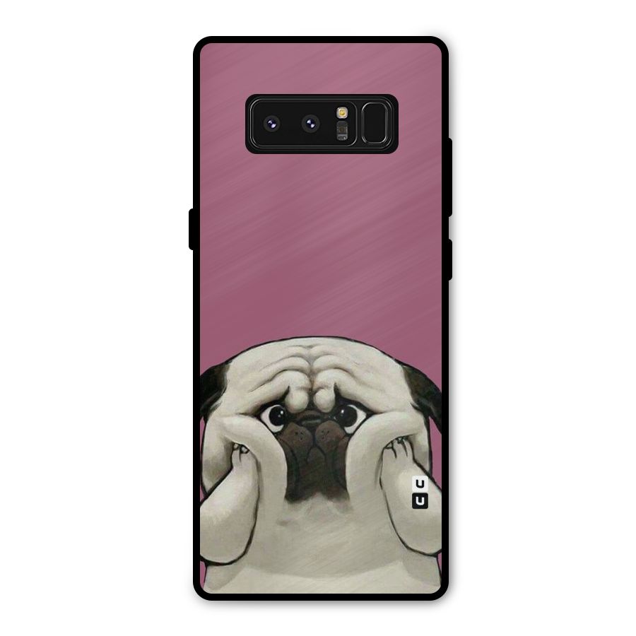 Chubby Doggo Metal Back Case for Galaxy Note 8