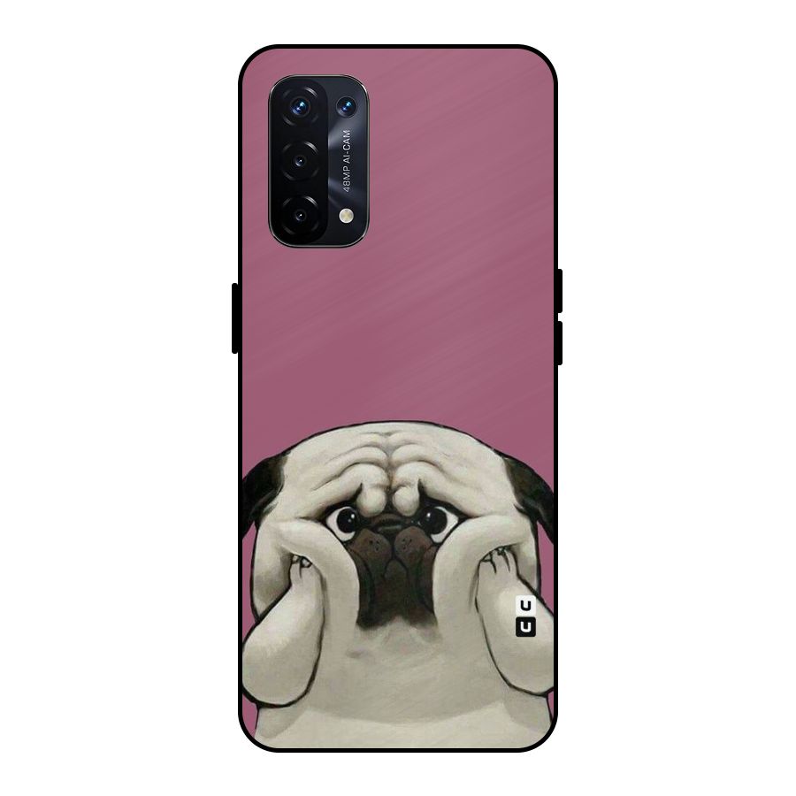 Chubby Doggo Metal Back Case for Oppo A74 5G
