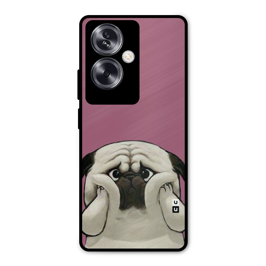 Chubby Doggo Metal Back Case for Oppo A79 5G