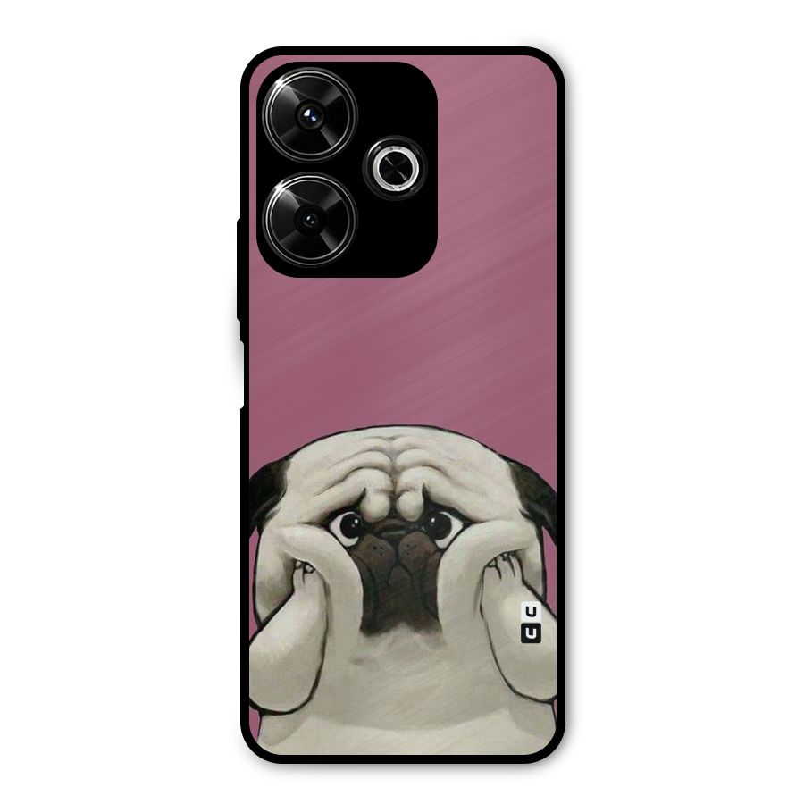 Chubby Doggo Metal Back Case for Poco M6 Plus