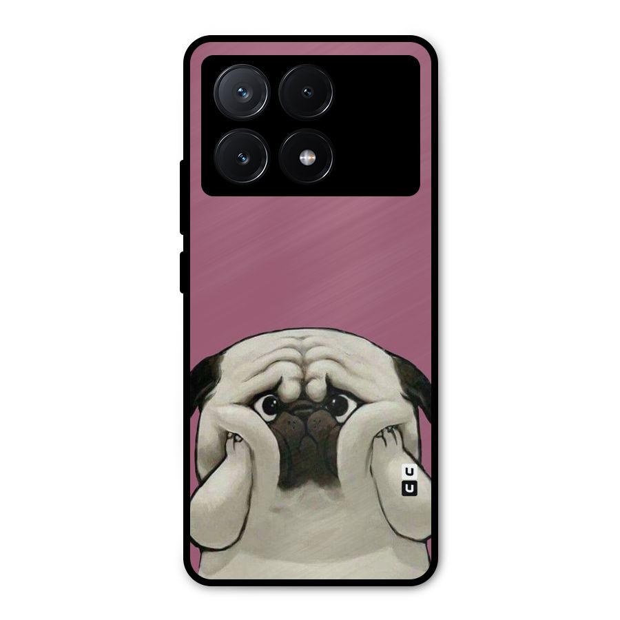 Chubby Doggo Metal Back Case for Poco X6 Pro