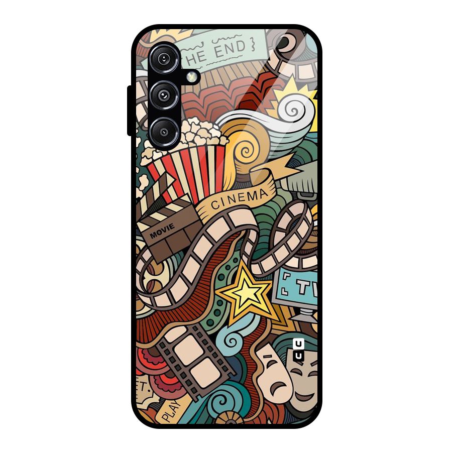 Cinematic Design Glass Back Case for Galaxy M34 5G