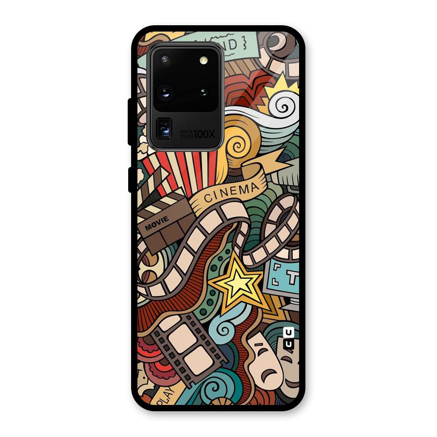Cinematic Design Glass Back Case for Galaxy S20 Ultra