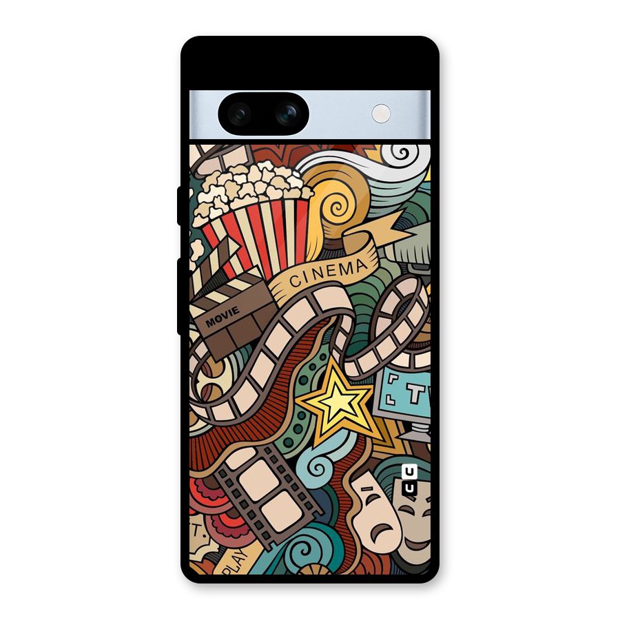 Cinematic Design Glass Back Case for Google Pixel 7a