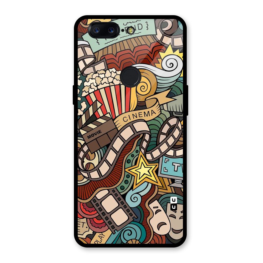 Cinematic Design Glass Back Case for OnePlus 5T