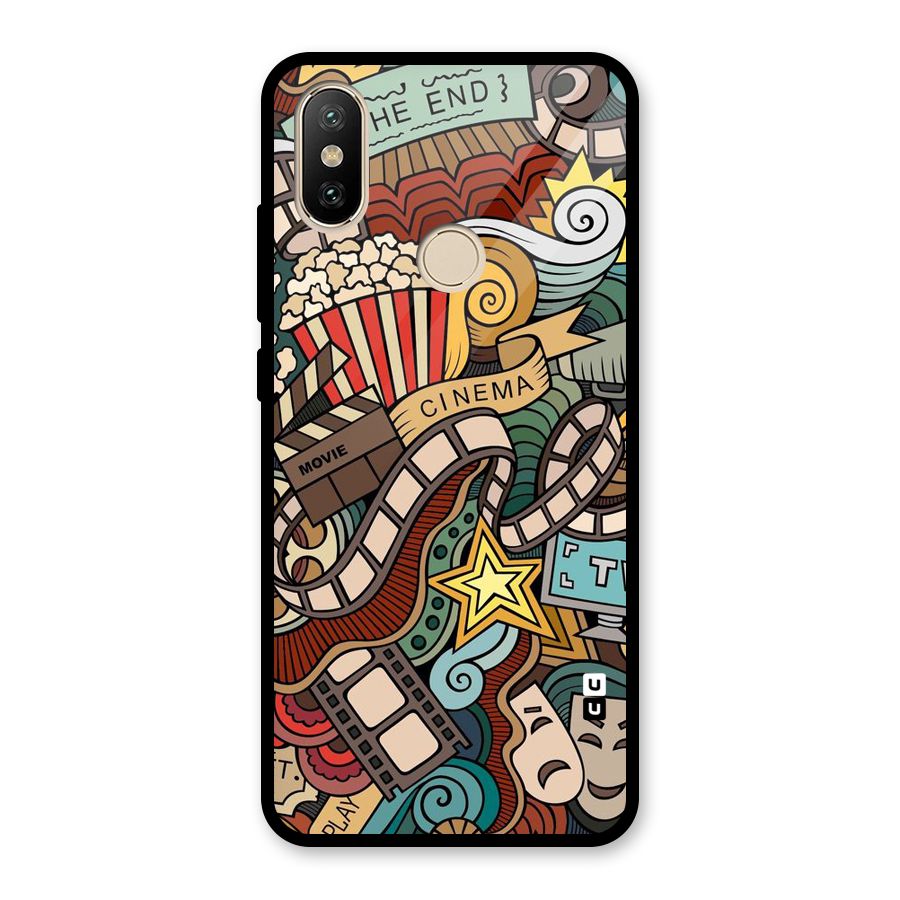 Cinematic Design Glass Back Case for Redmi A2