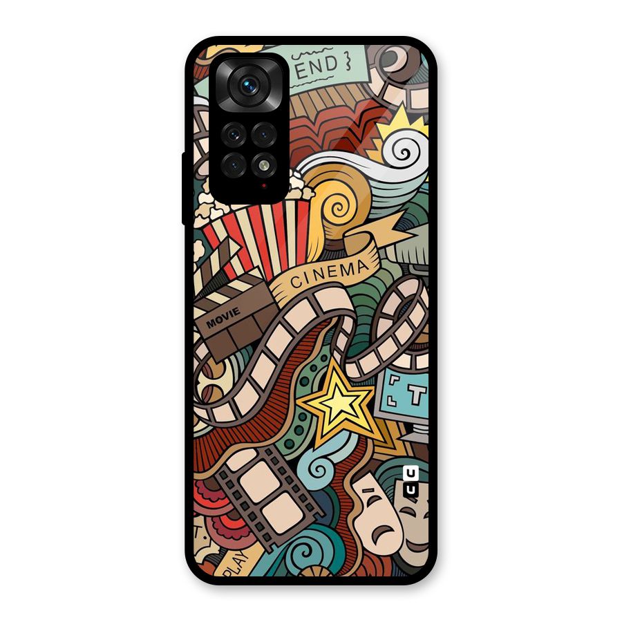 Cinematic Design Glass Back Case for Redmi Note 11S