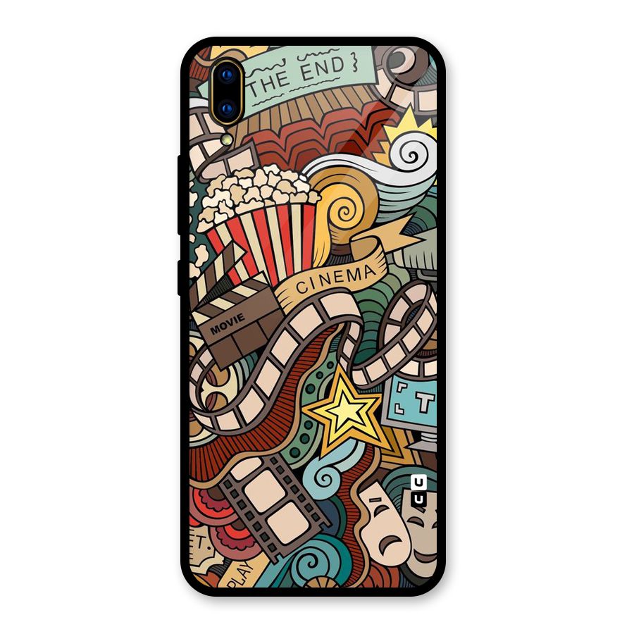 Cinematic Design Glass Back Case for Vivo V11 Pro