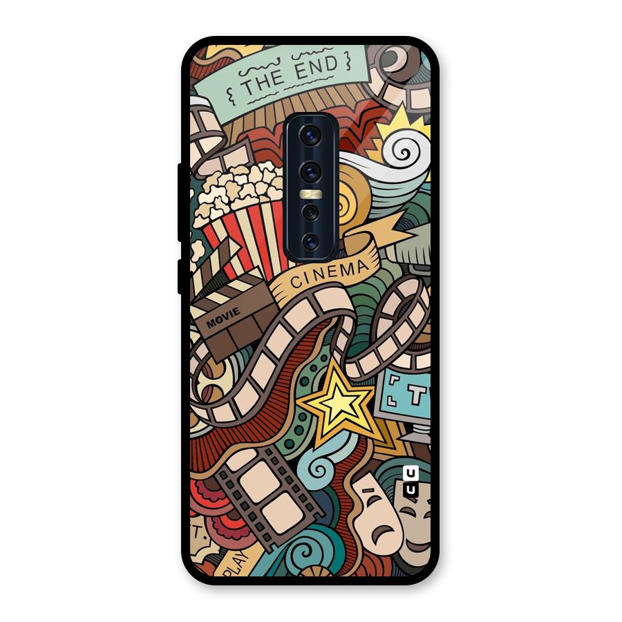 Cinematic Design Glass Back Case for Vivo V17 Pro