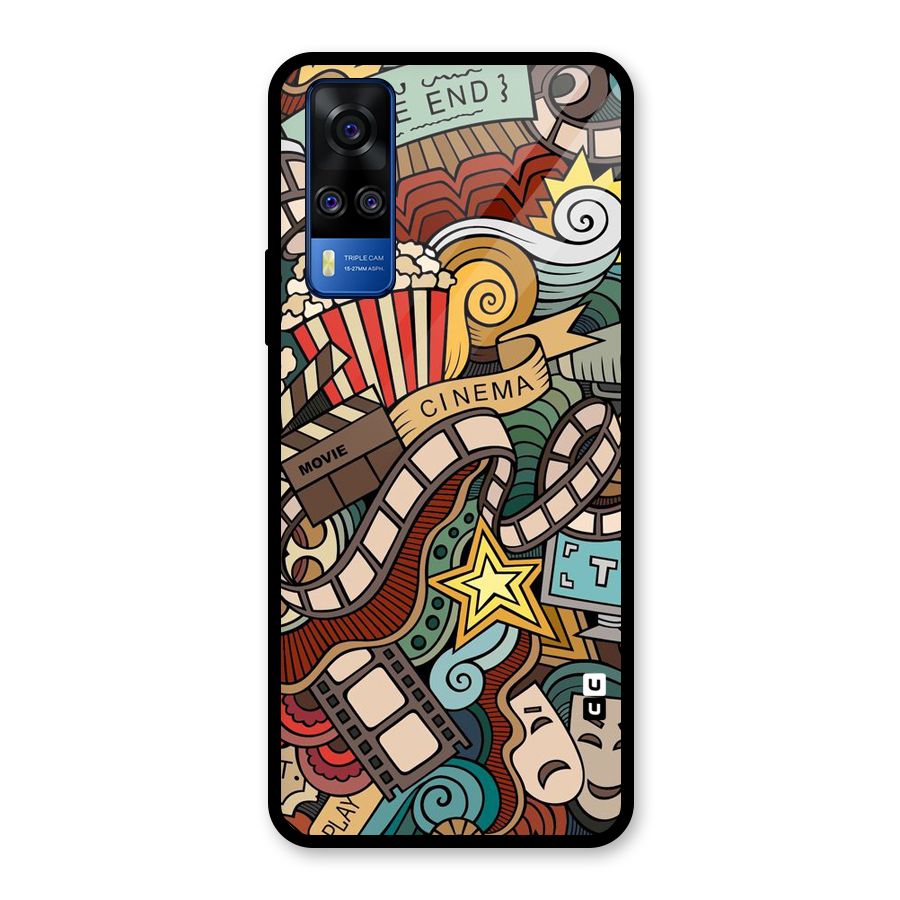 Cinematic Design Glass Back Case for Vivo Y31