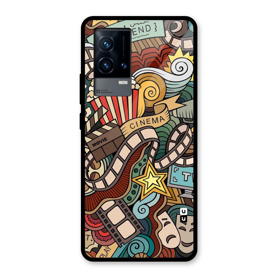 Cinematic Design Glass Back Case for iQOO 9 5G