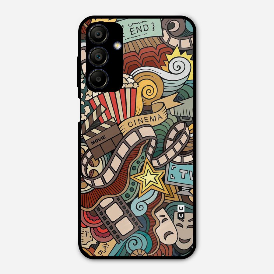 Cinematic Design Metal Back Case for Galaxy A15 5G
