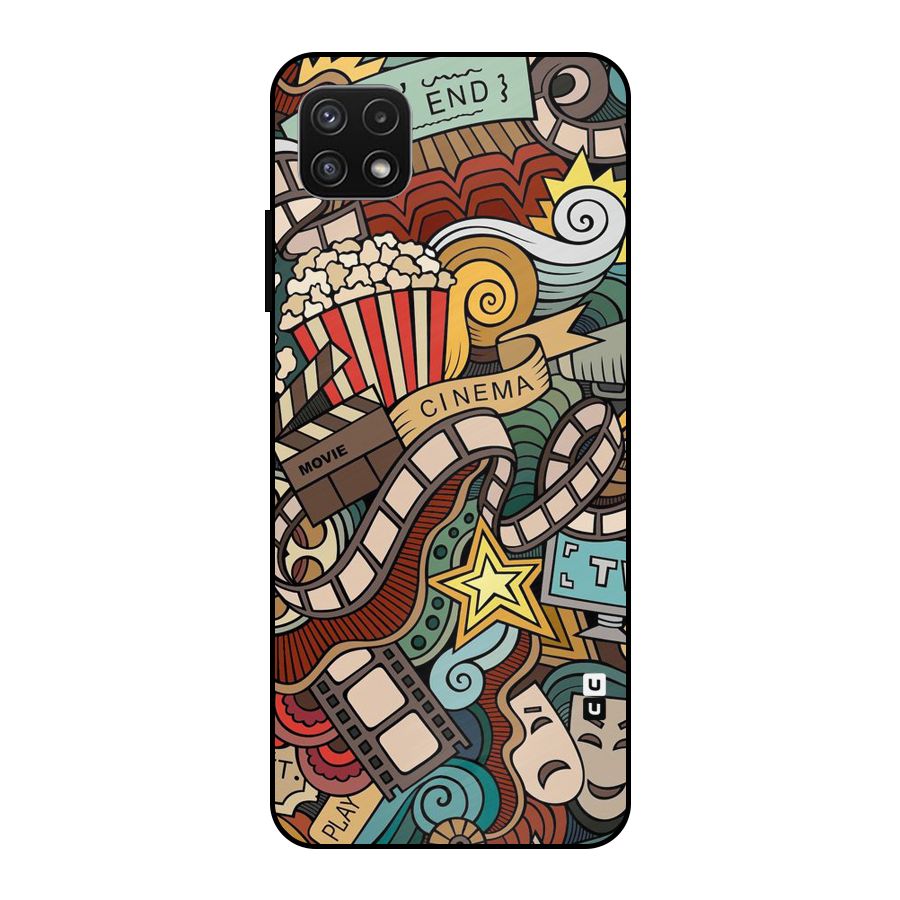 Cinematic Design Metal Back Case for Galaxy A22 5G