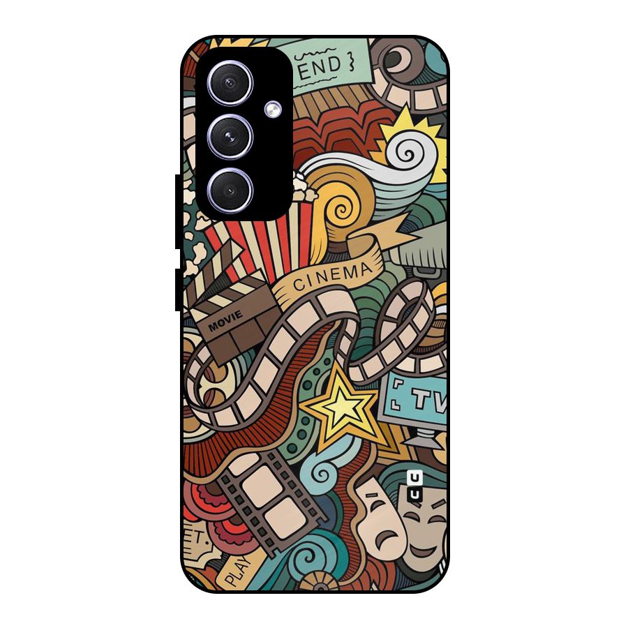 Cinematic Design Metal Back Case for Galaxy A54