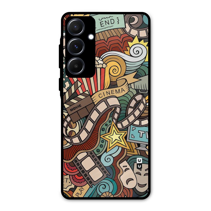 Cinematic Design Metal Back Case for Galaxy A55