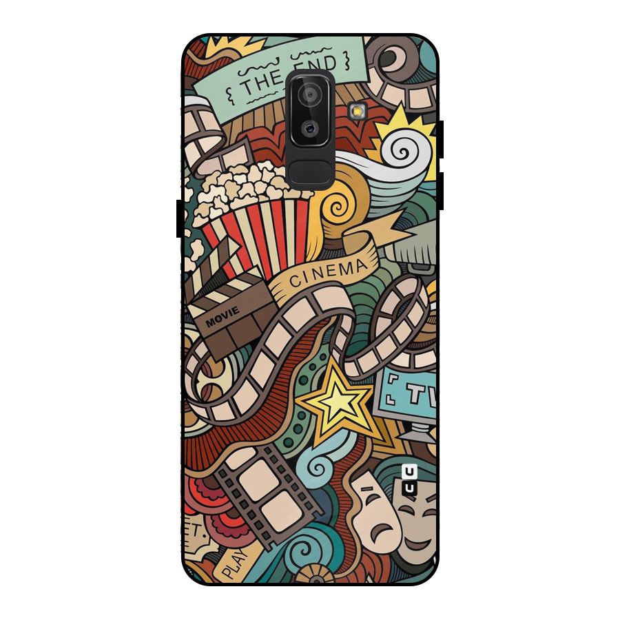 Cinematic Design Metal Back Case for Galaxy J8
