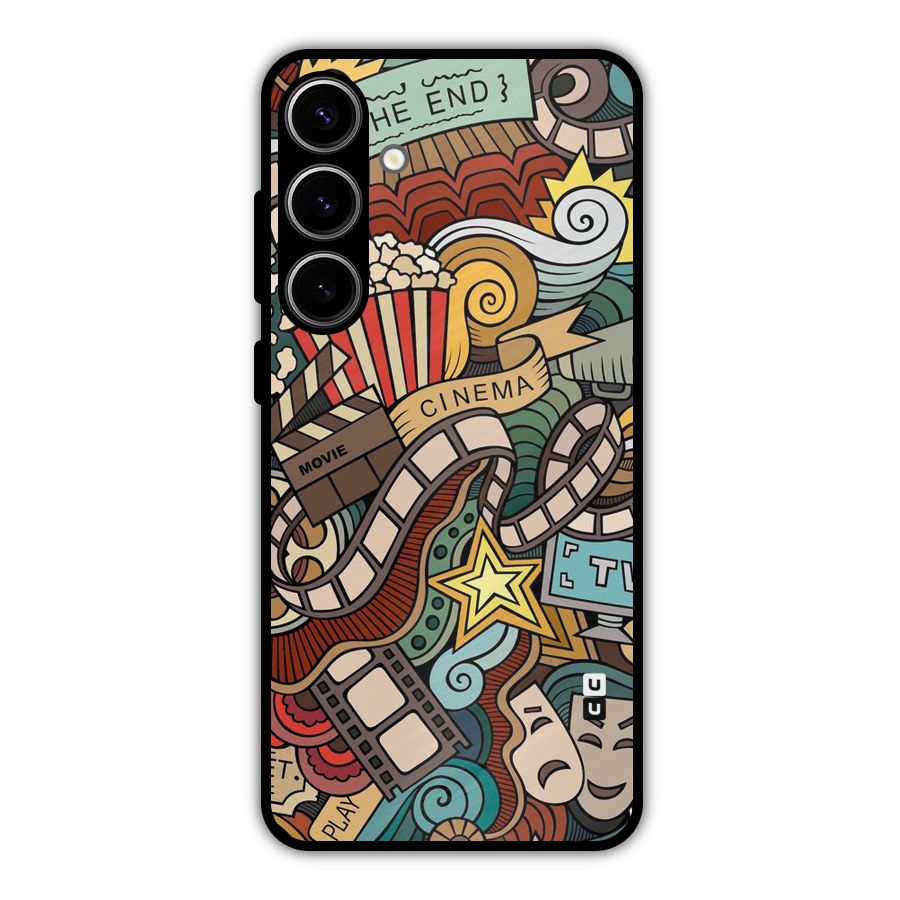 Cinematic Design Metal Back Case for Galaxy S24 Plus