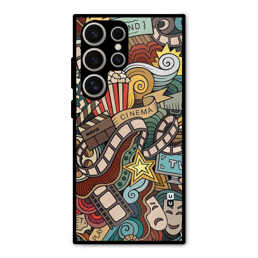Cinematic Design Metal Back Case for Galaxy S24 Ultra