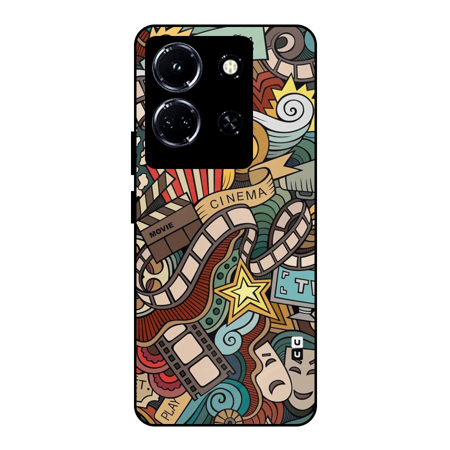 Cinematic Design Metal Back Case for Infinix Note 30 5G