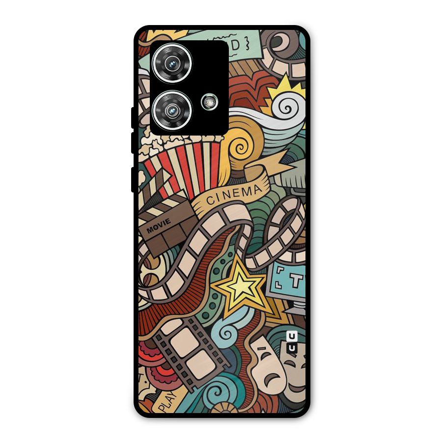 Cinematic Design Metal Back Case for Motorola Edge 40 Neo
