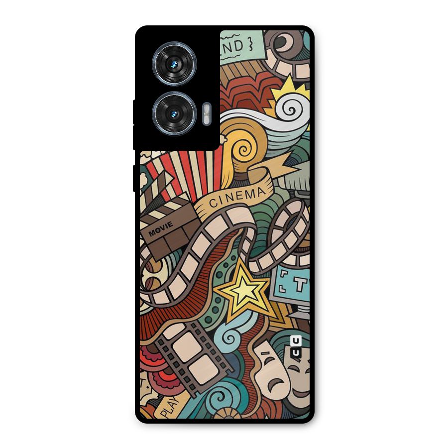 Cinematic Design Metal Back Case for Motorola Edge 50 Fusion
