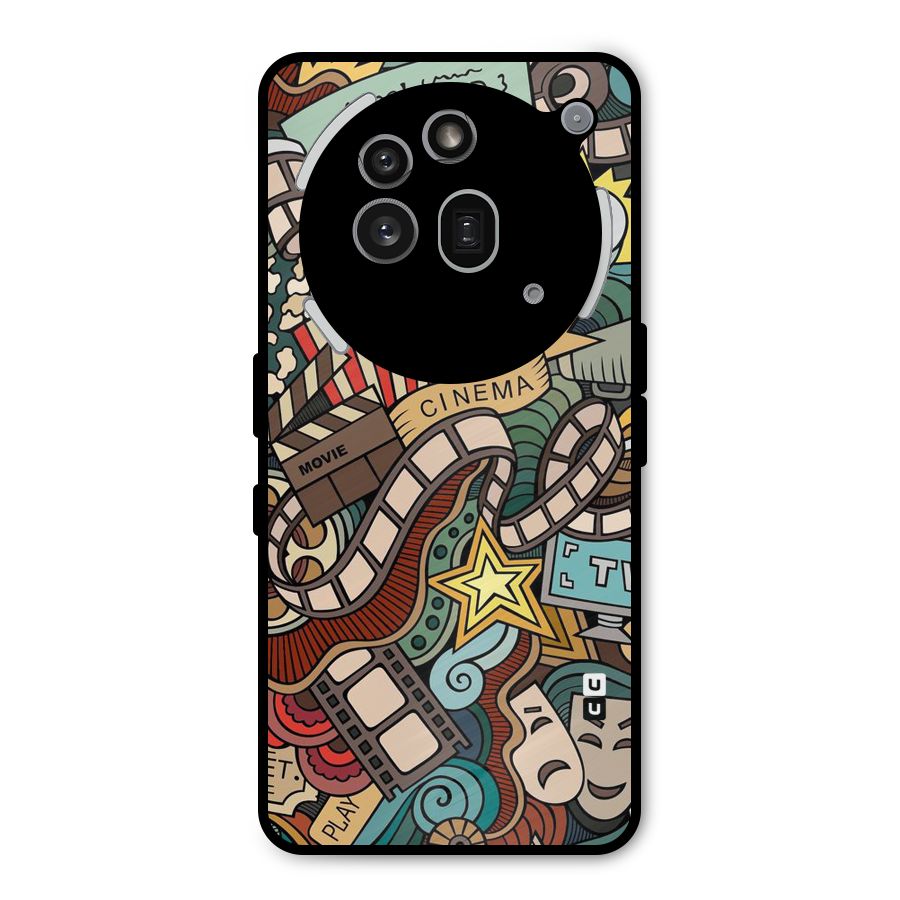 Cinematic Design Metal Back Case for Nothing Phone 3a Pro