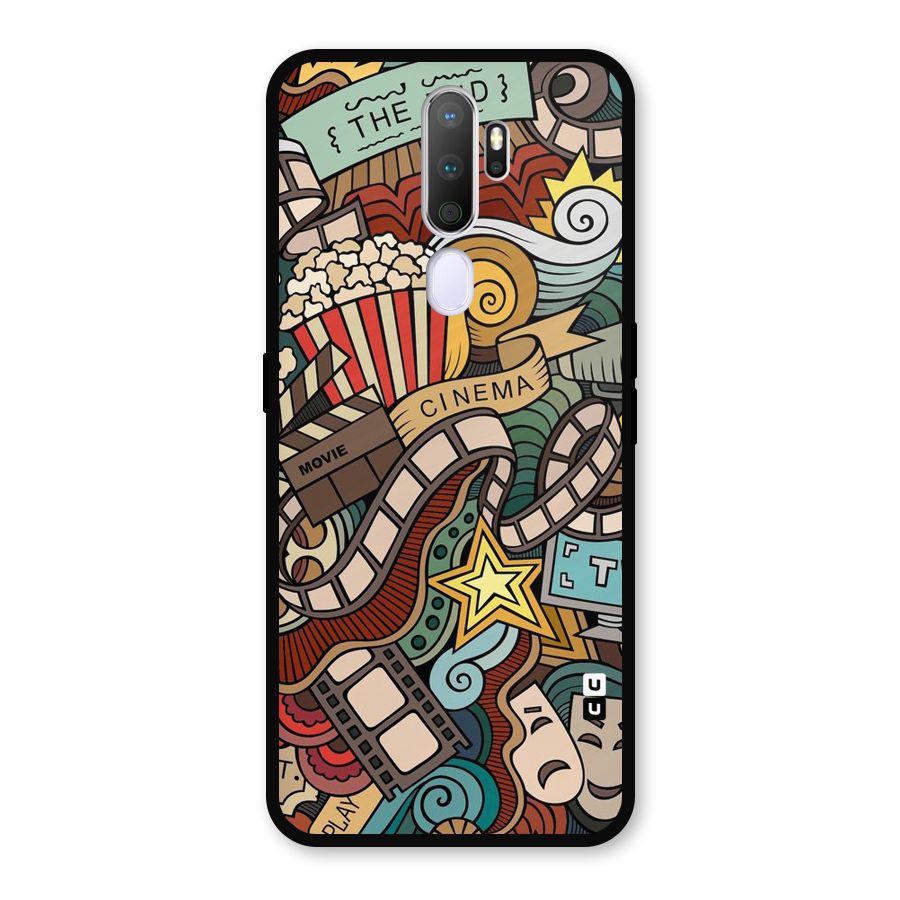 Cinematic Design Metal Back Case for Oppo A9 (2020)