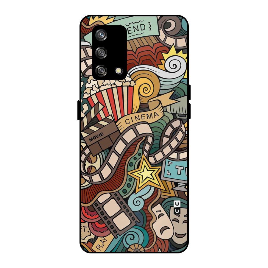 Cinematic Design Metal Back Case for Oppo F19