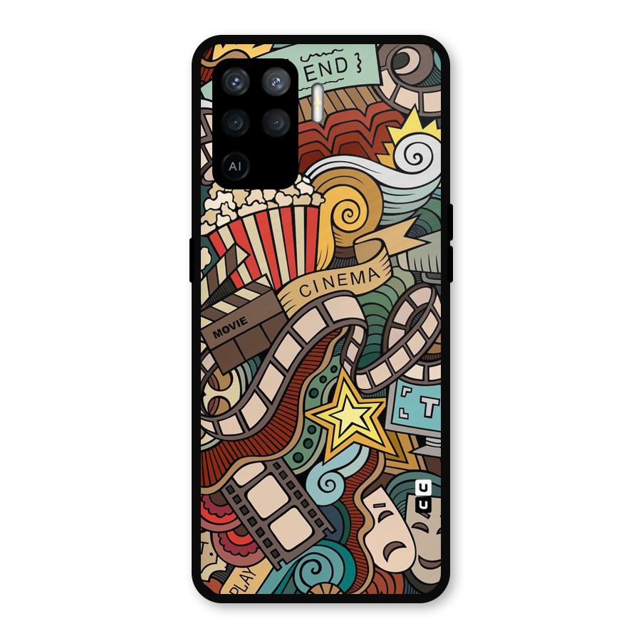 Cinematic Design Metal Back Case for Oppo F19 Pro