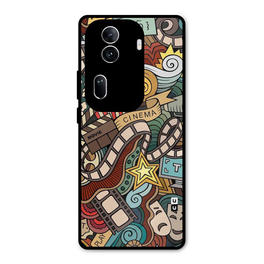 Cinematic Design Metal Back Case for Oppo Reno11 Pro 5G