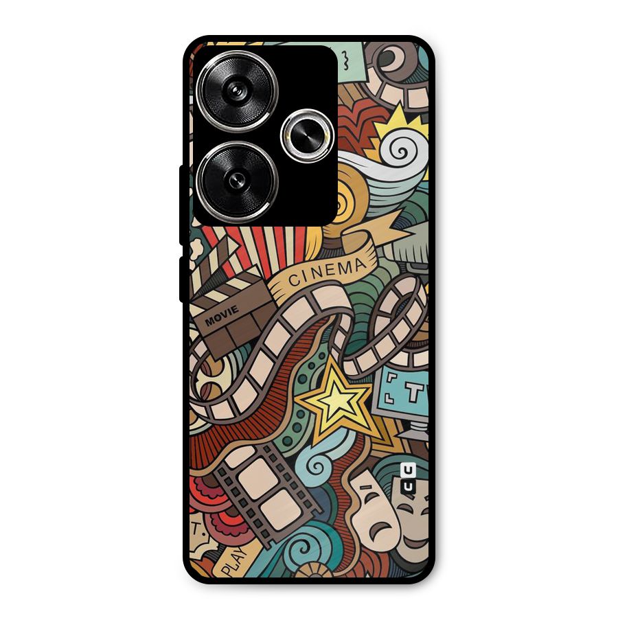 Cinematic Design Metal Back Case for Poco F6