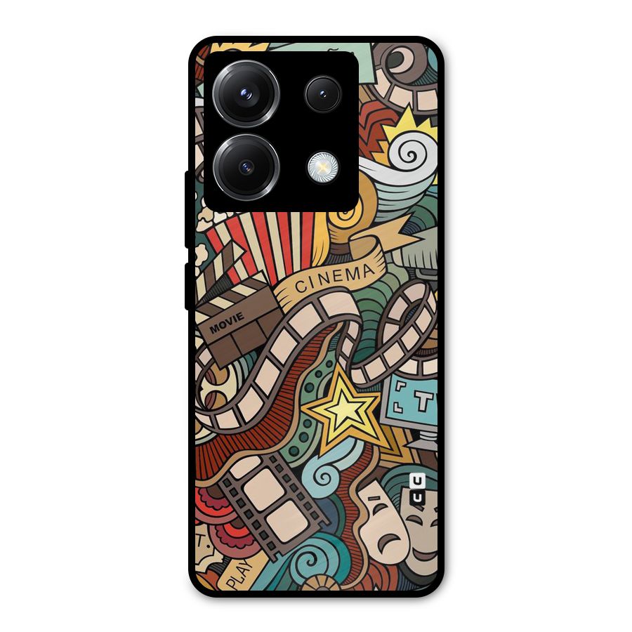 Cinematic Design Metal Back Case for Poco X6